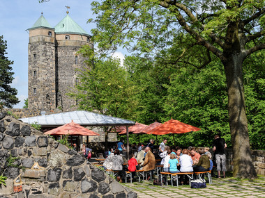Cafeteria Zehgarten auf dem Gelände der Burg Stolpen