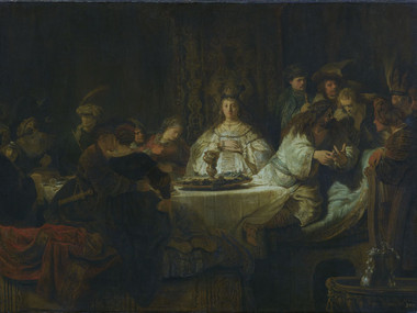 Painting: “Simson Telling Riddles at the Wedding Table” from the Picture Gallery; Photo: Dresden State Art Collections, Picture Archive