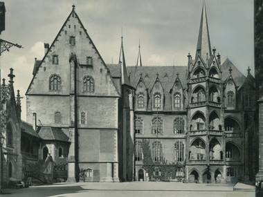 Zámek Albrechtsburg v Míšni 1937, foto: Archiv zámku Albrechtsburg v Míšni