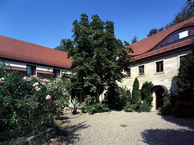 Pension »Zur Königlichen Ausspanne« Innenhof Pension »Zur Königlichen Ausspanne« Innenhof