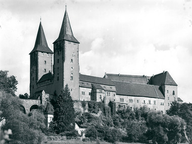 Zamek Rochlitz, południowe skrzydło, lata 1930/40, zdjęcie: zbiory Zamku Rochlitz