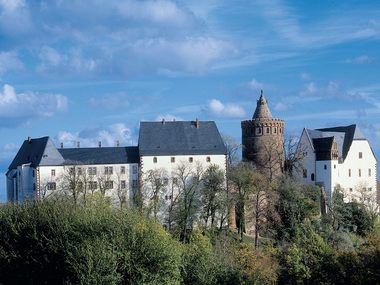 Blick von Westen auf die Burg Mildenstein Blick von Westen auf die Burg Mildenstein