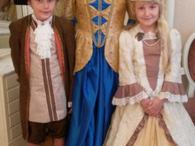 Marie, Nele und Theo, 7,11 und 8 Jahre, Schloss Moritzburg