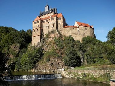 Burg Kriebstein mit Wehr Burg Kriebstein mit Wehr