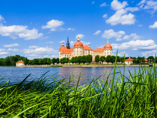 Schloss Moritzburg Ansicht Sued Eingang