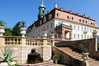 Schloss &amp; Park Lichtenwalde - Freitreppe zum Barockpark