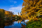 Schloss Rochlitz im Herbst