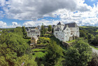 Schloss Wolkenstein Luftaufnahme