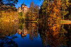 Burg Kriebstein im Herbst