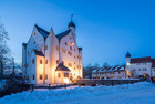 Wasserschloss Klaffenbach im Winter